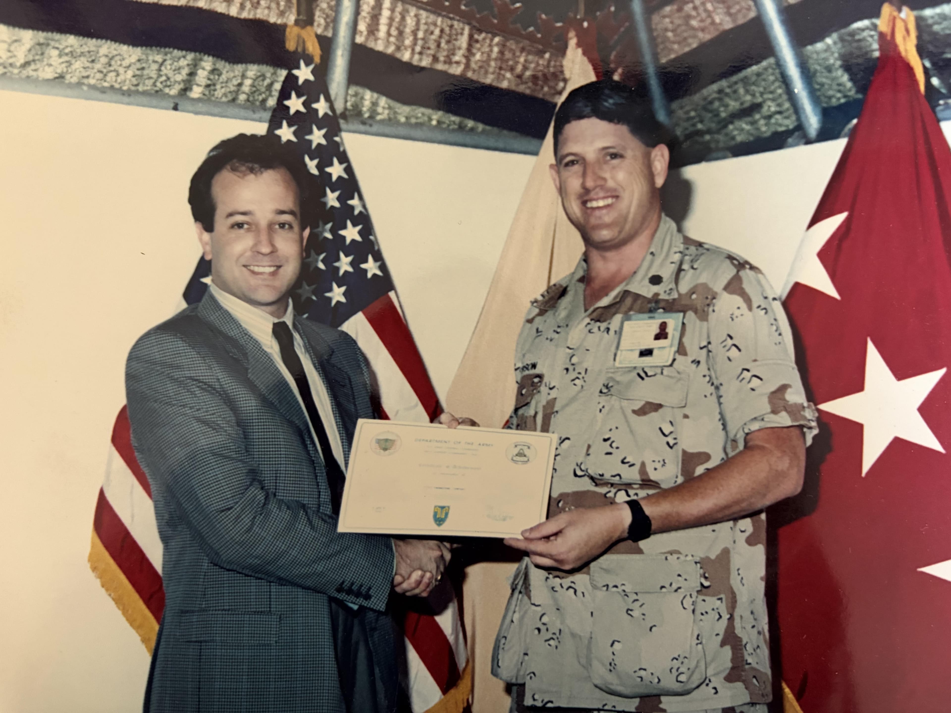 Receiving Certificate — Bill Heilmann